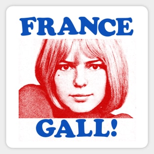 France Gall / 60s Style Retro Fanart Design Sticker